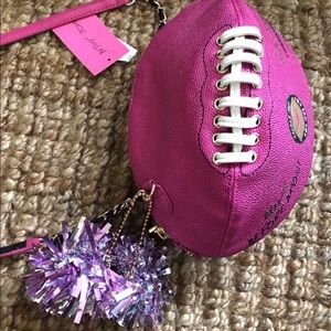 BRAND NEW w/ Tags Pink Football Cross Body Purse